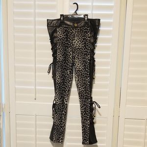 Leopard Print Skinny Pants